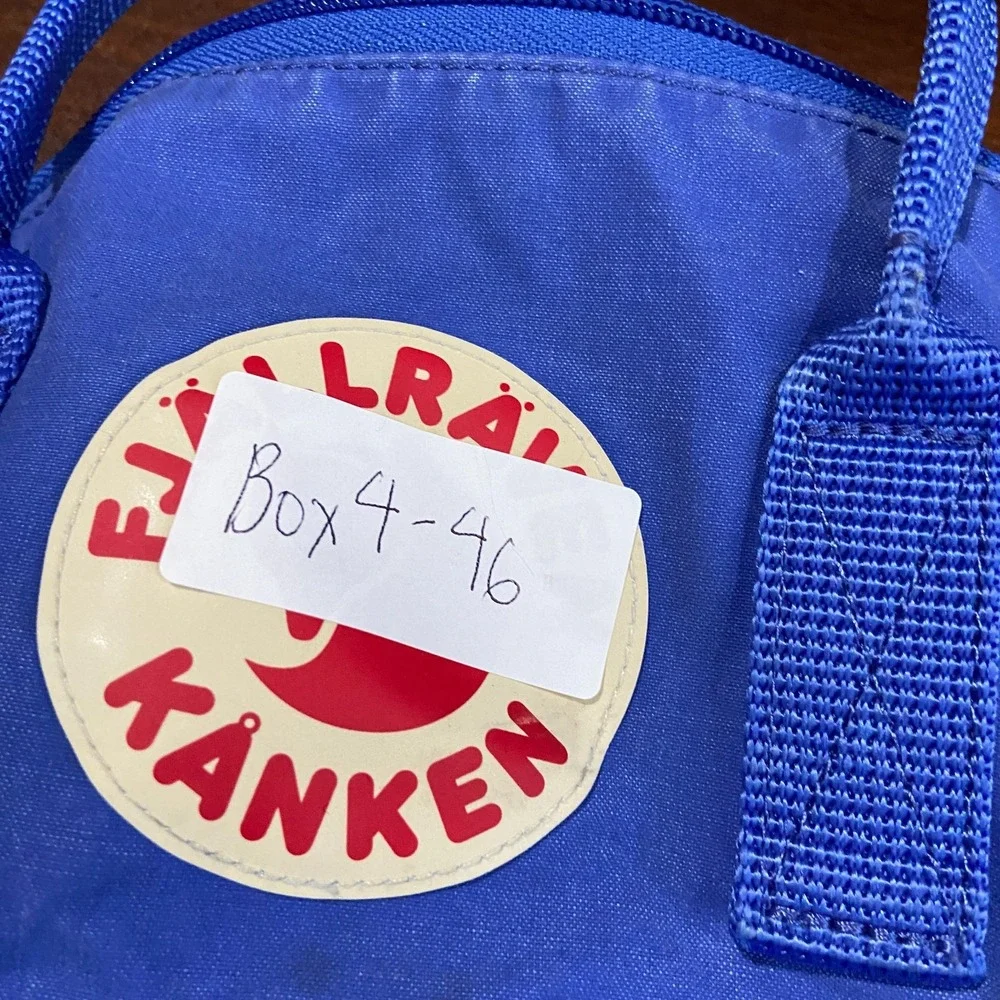 Fjallraven Kanken Mini Backpack Unisex Blue Outdoor Water Resistant Quick Drying